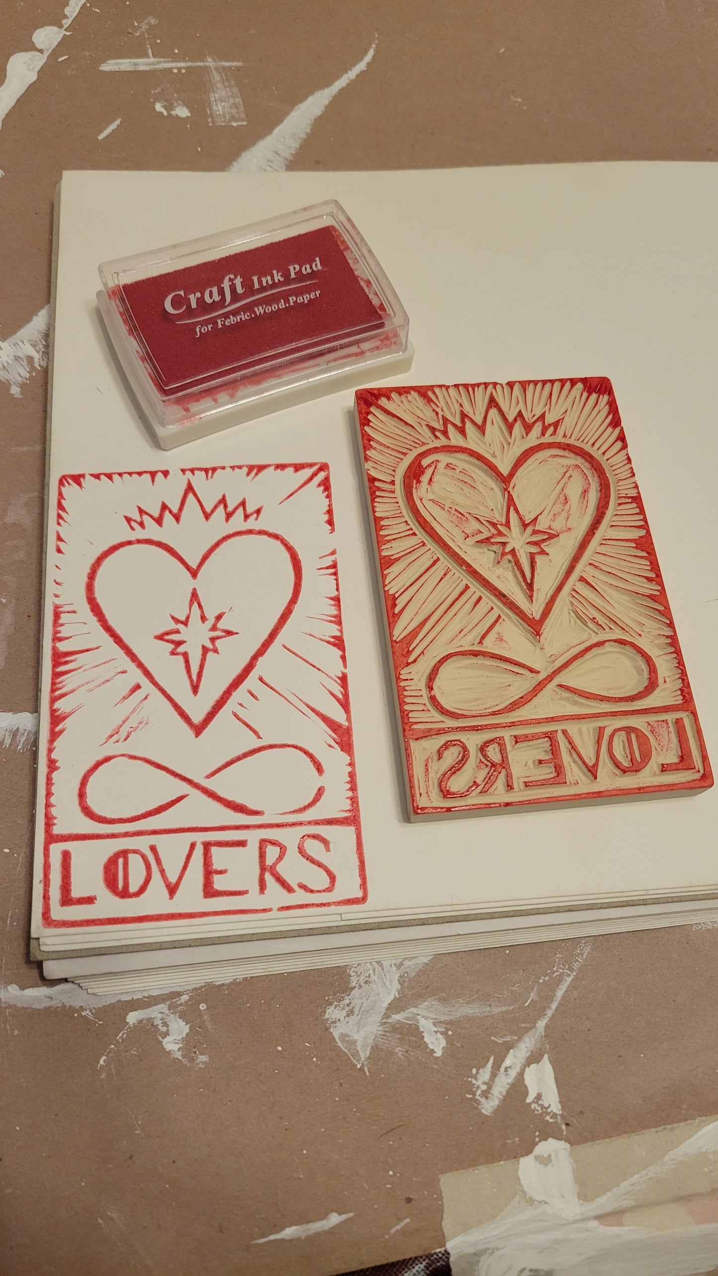 Handprinted Ritual Tarot Cards