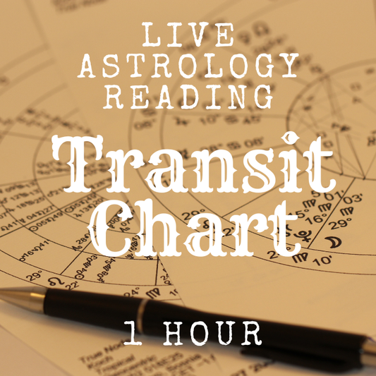 Transit Chart Astrology Reading - 1 Hour Live Appointment