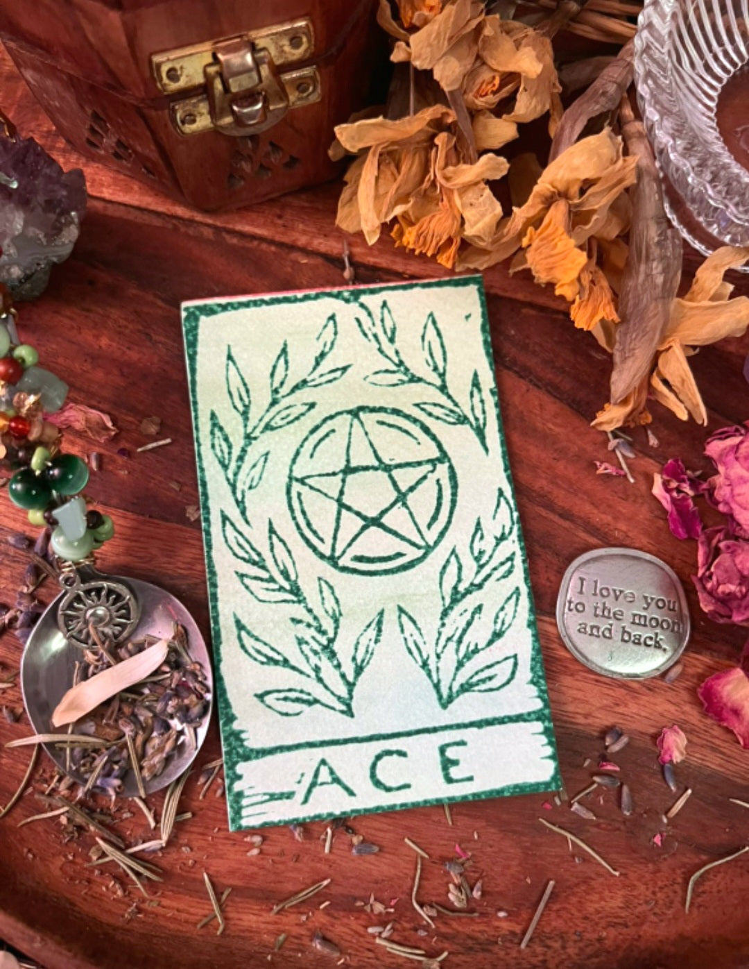 Handprinted Ritual Tarot Cards