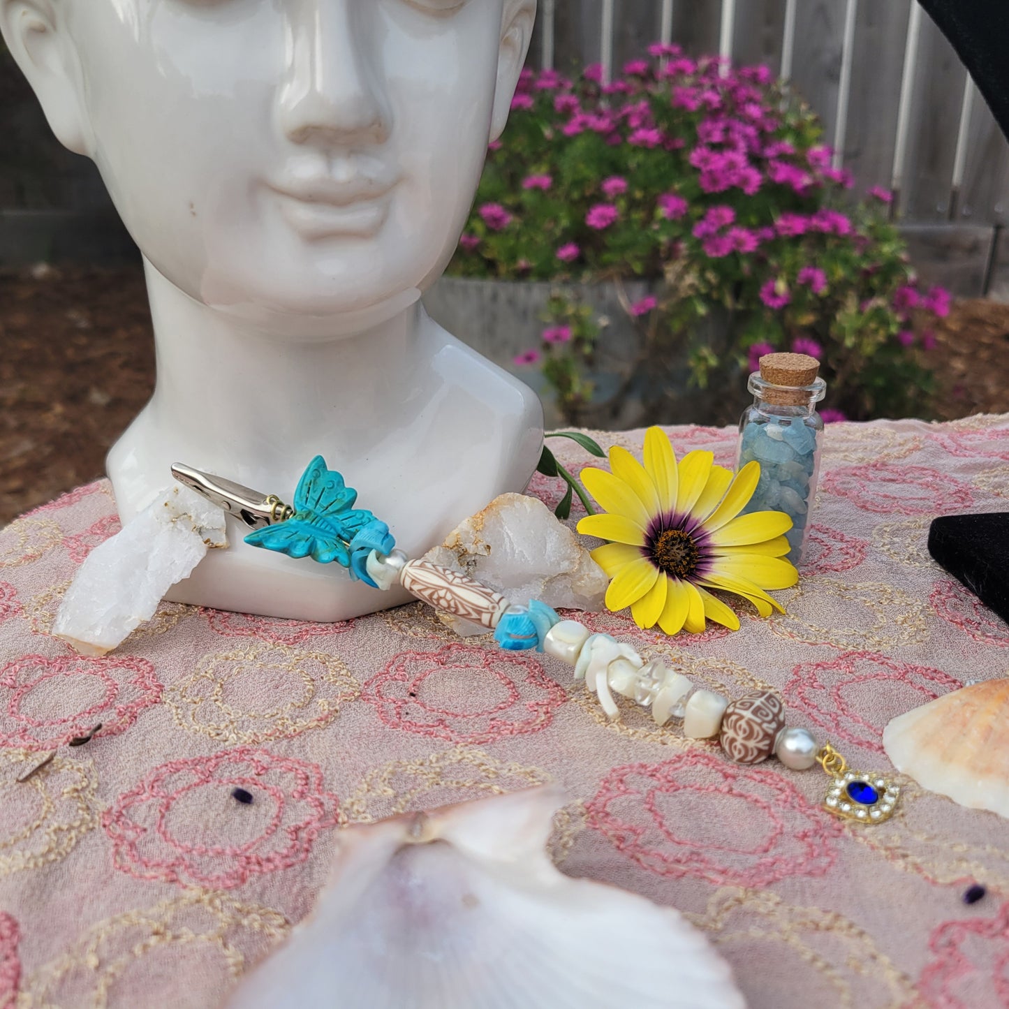 Butterfly Priestess - Ritual Smoke Wand